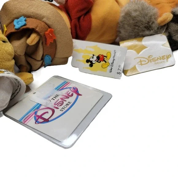 Lot Of 3 Winnie The Pooh Stuffed Animals Collectibles NWT Vintage Stuffies - Picture 2 of 13